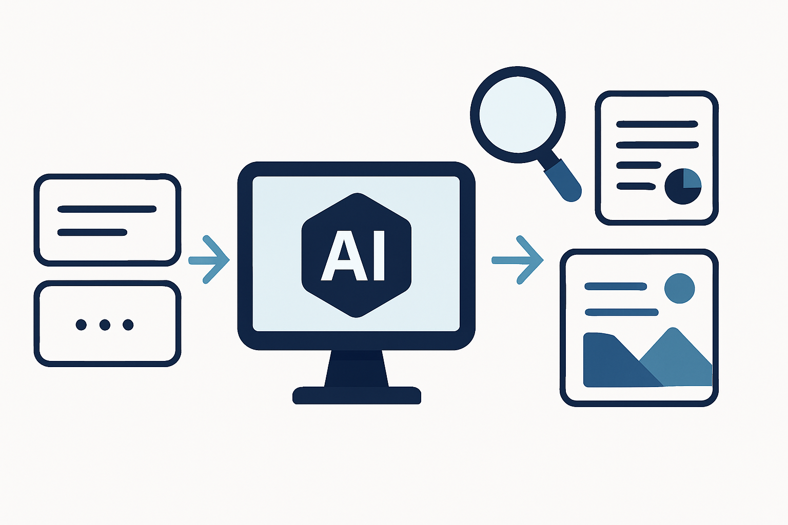 Процесс работы ИИ
